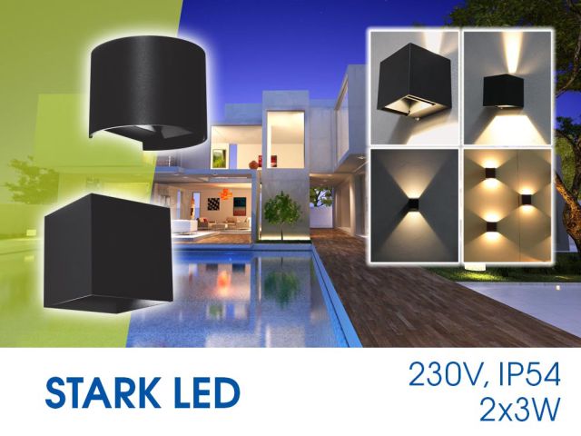 Светлинни ефекти по фасадата със STARK LED