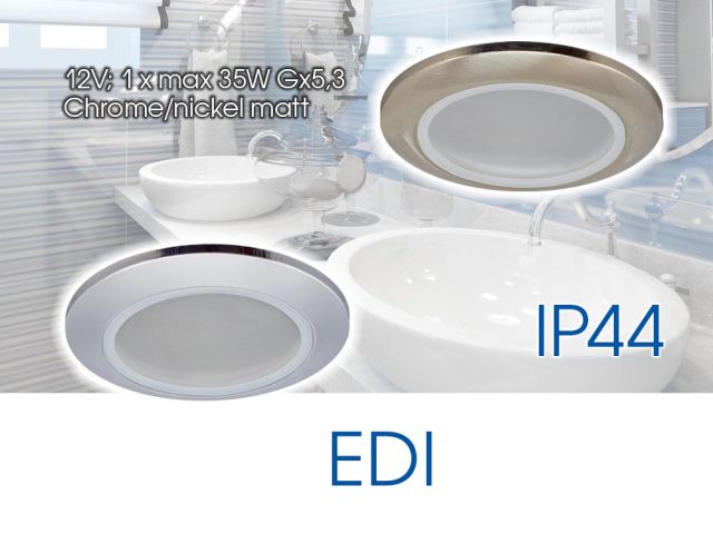 Waterproof lighting fixtures for bathroom EDI