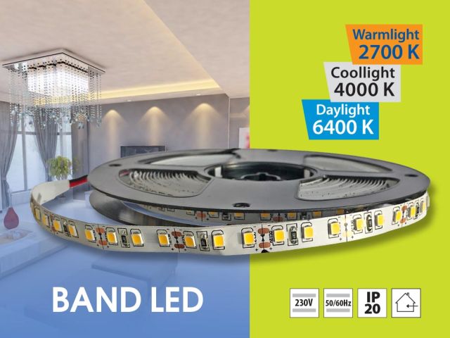 Нови икономични LED ленти BAND LED 120 SMD2835 5м