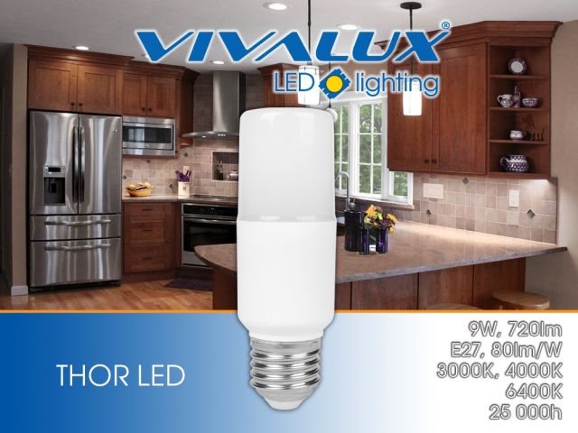 New compact LED lamp THOR LED 9W Vivalux