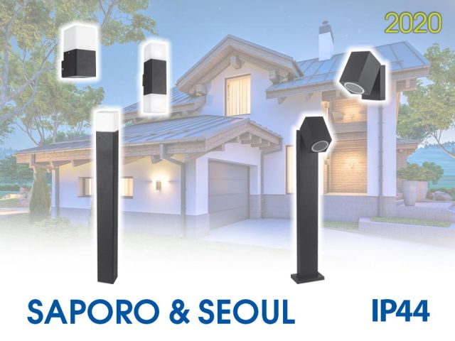 Повече светлина в градината с новите SAPORO и SEOUL