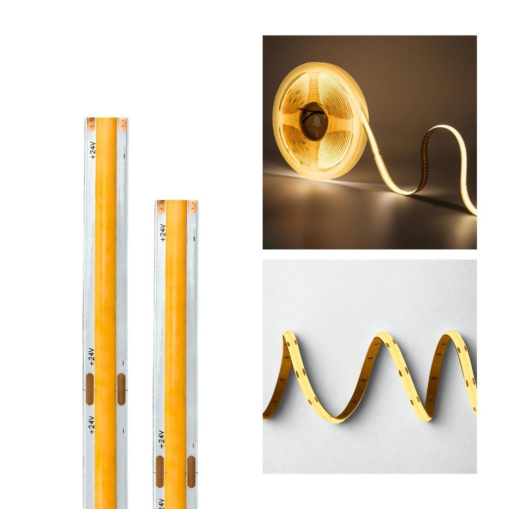 LED лента ELIT LED ∙ 320 COB ∙ 24VDC ∙ 3000K ∙ 5м