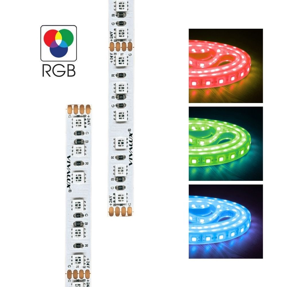 LED лента PIXEL LED ∙ 120 SMD3535 ∙ 24VDC ∙ RGB ∙ 5м