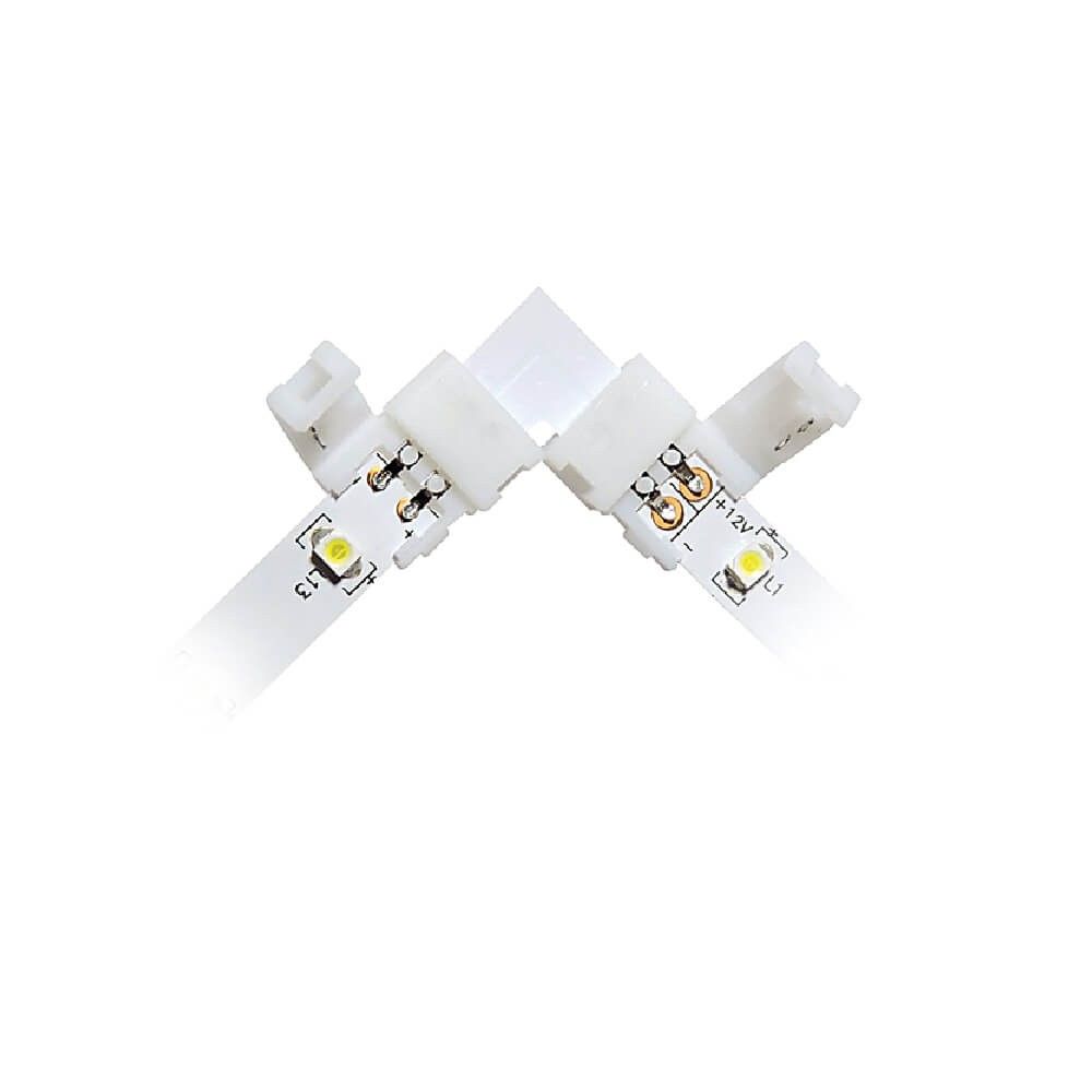 Свързващ елемент за LED ленти L-CONNECTOR ∙ 8/10 mm