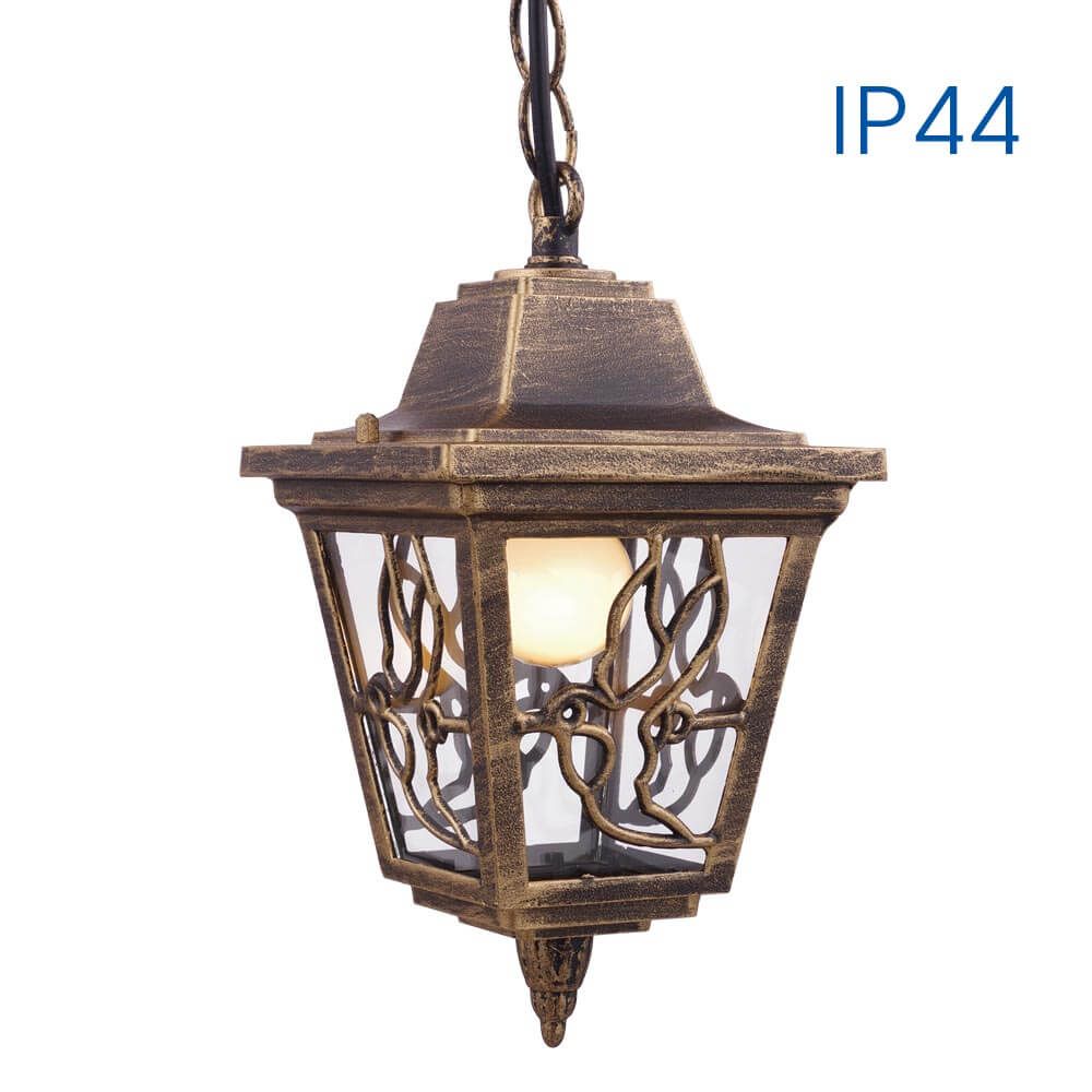 Градински фенер LYON ∙ H003 ∙ античен месинг ∙ IP44